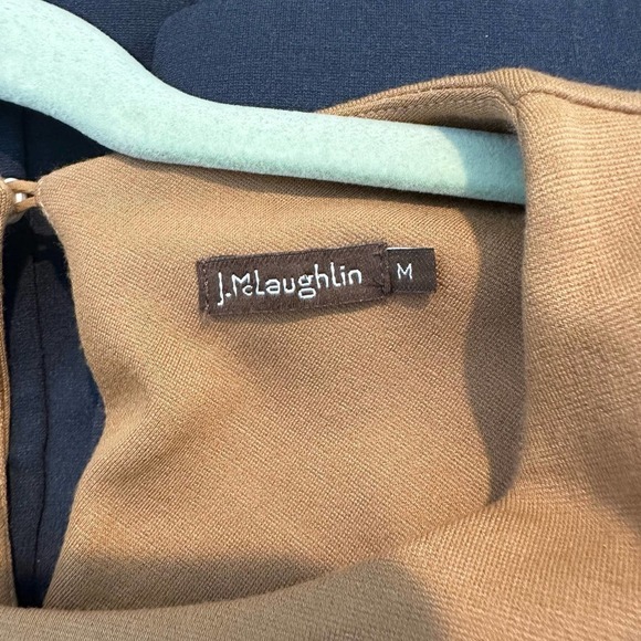 JMclaughlin Animal Print Shift Career Dress Size Medium - Picture 4 of 6